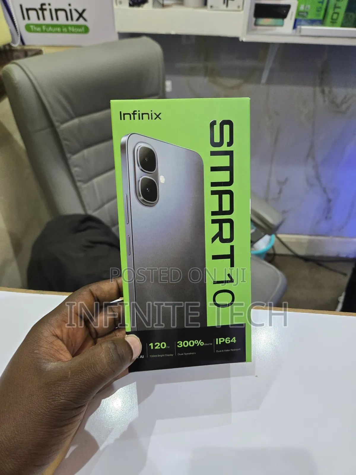 New Infinix Smart 10 128 GB Black
