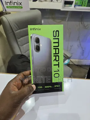 New Infinix Smart 10 128 GB Black