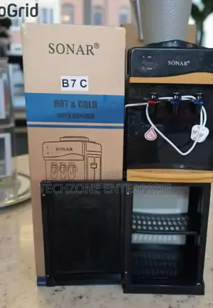 Sonar Hot, Cold, and Normal Standing Water Dispenser, Black,