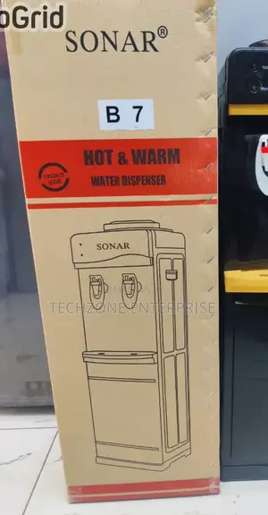 Black Sonar B7 Hot and Normal Free Standing Water Dispenser,
