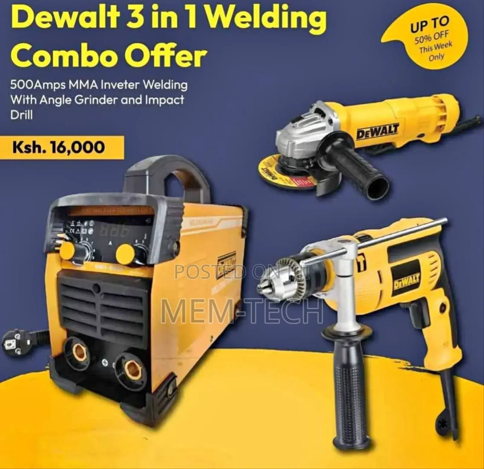 Dewalt 3 In1 Welding Combo Offer/Makita Welding Combo