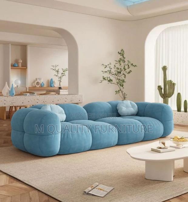 Sky Blue 3 Seater Bubble Seat - main view