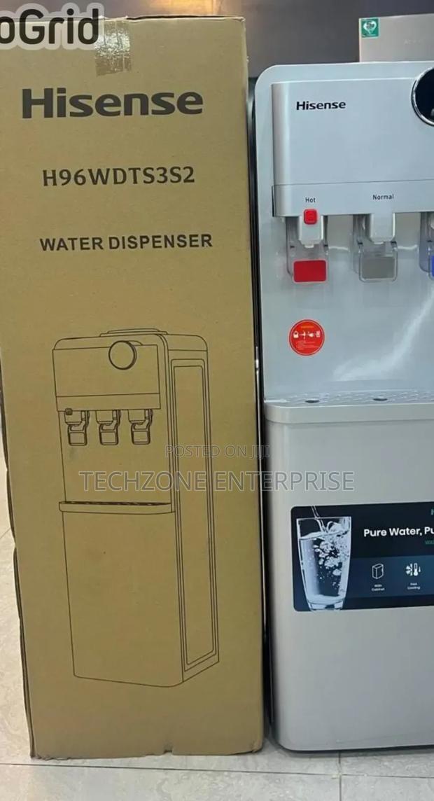 Hisense Water Dispenser 3 Taps Hot, Normal Cold - Silver