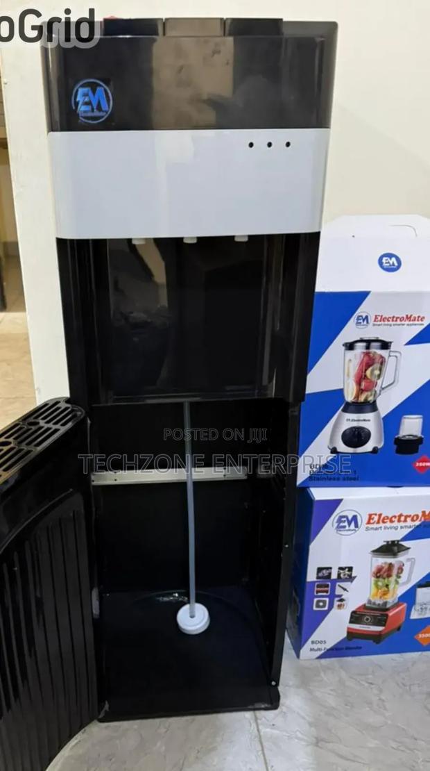 Black White Electromate Bottom Load 3 Taps Dispenser - main view