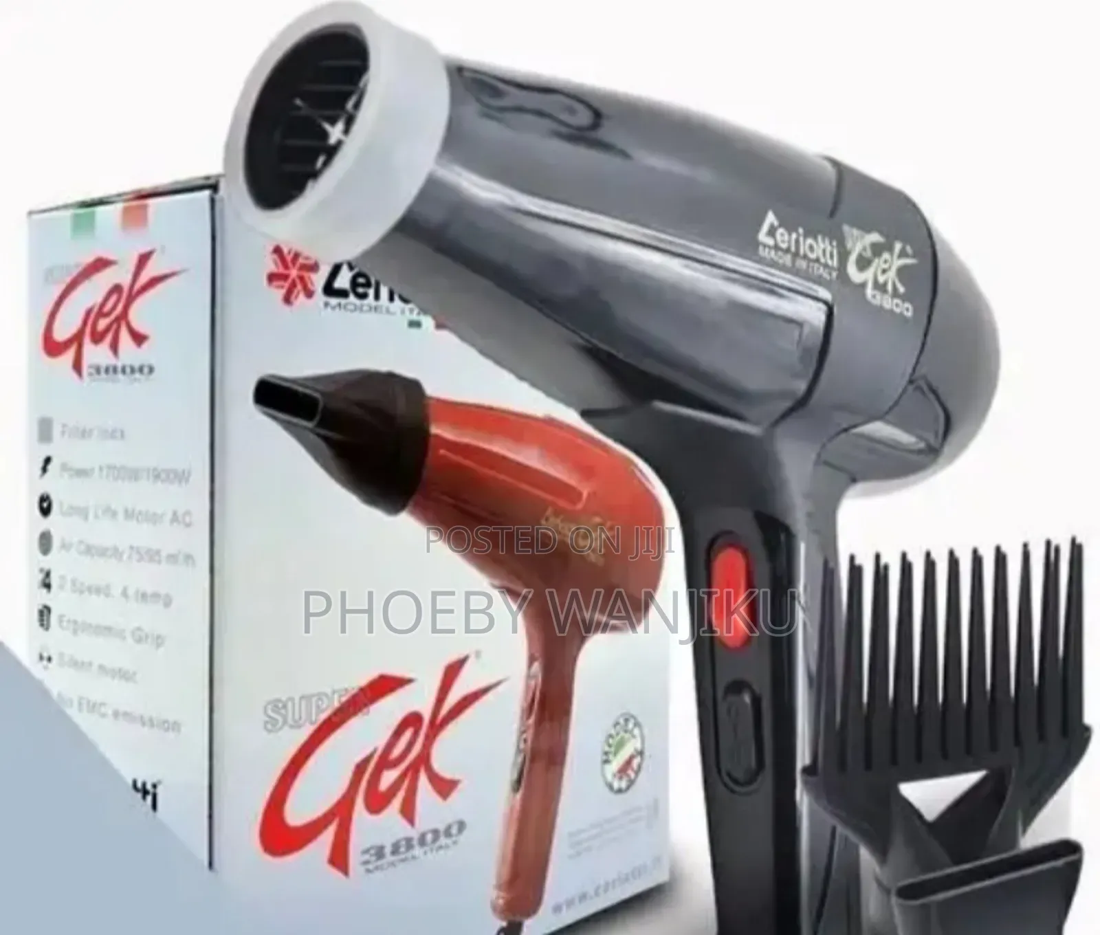 Super Gek Blow Dryer,/Hair Dryer