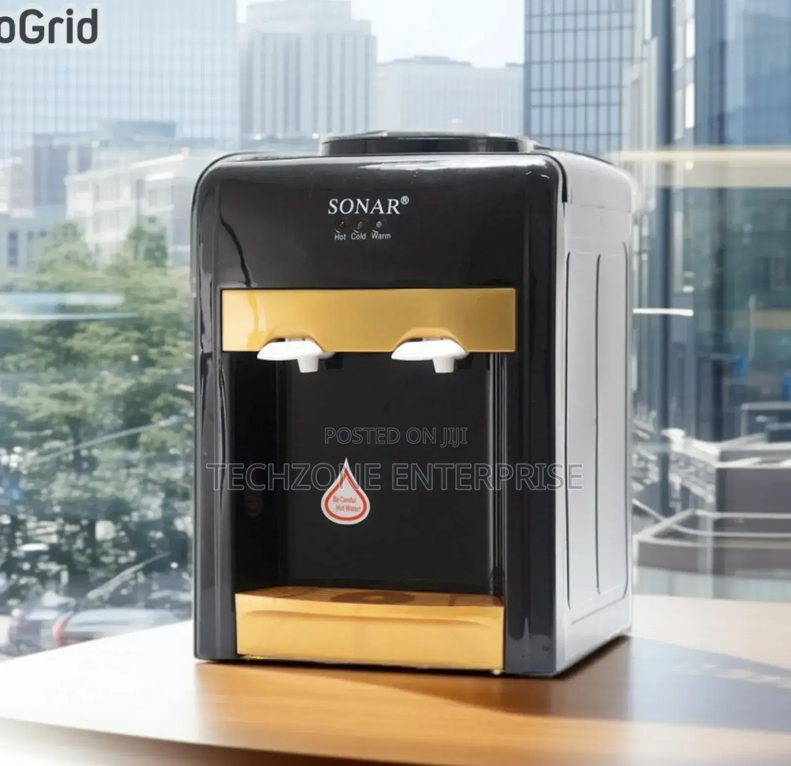 Sonar Table Top 2 Taps Hot and Cold Water Dispenser