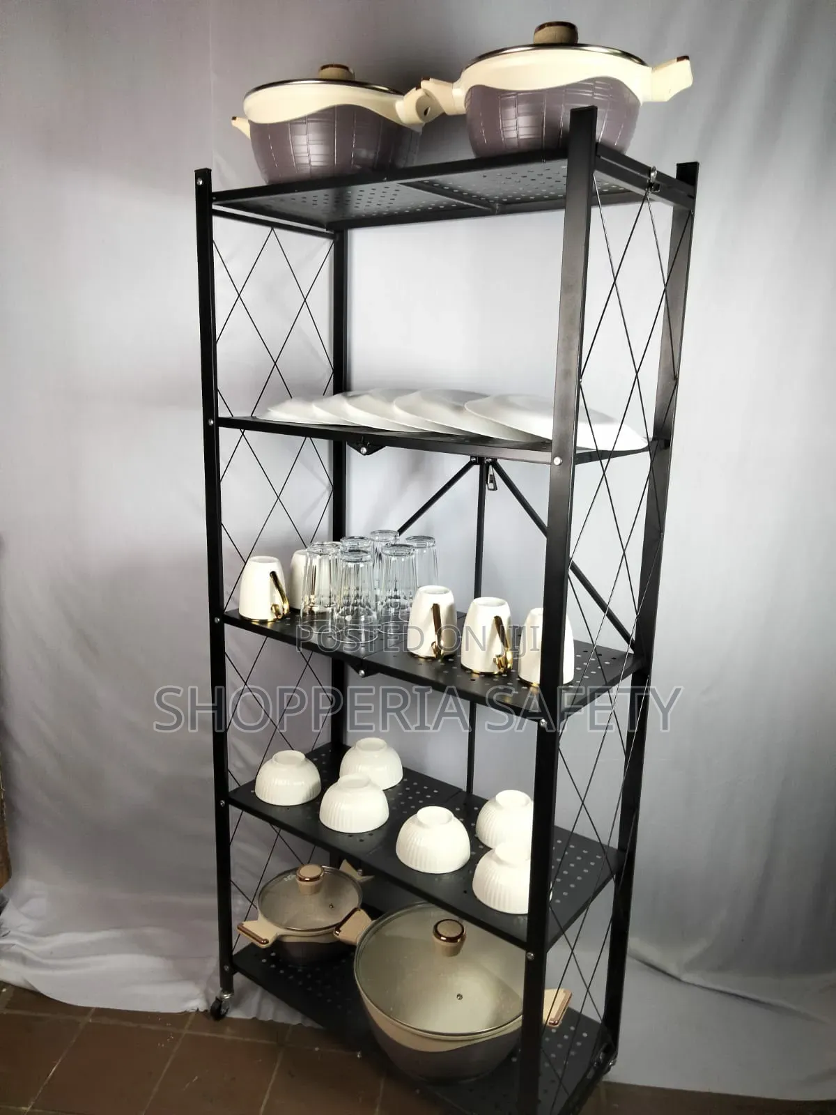 Foldable 5 Layer Rack