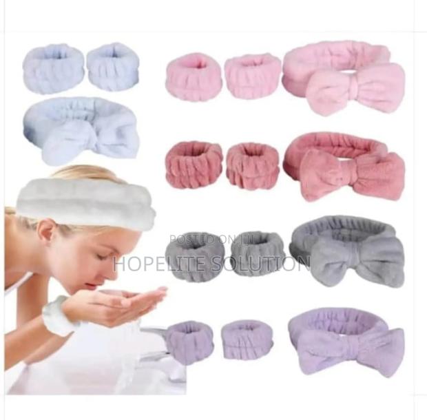 3 Piece Plush Wristband Hair Tie a Set of 3.