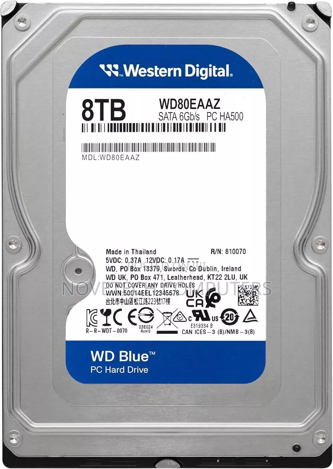 Wd 8tb Desktop Hard Disk Drive - Internal