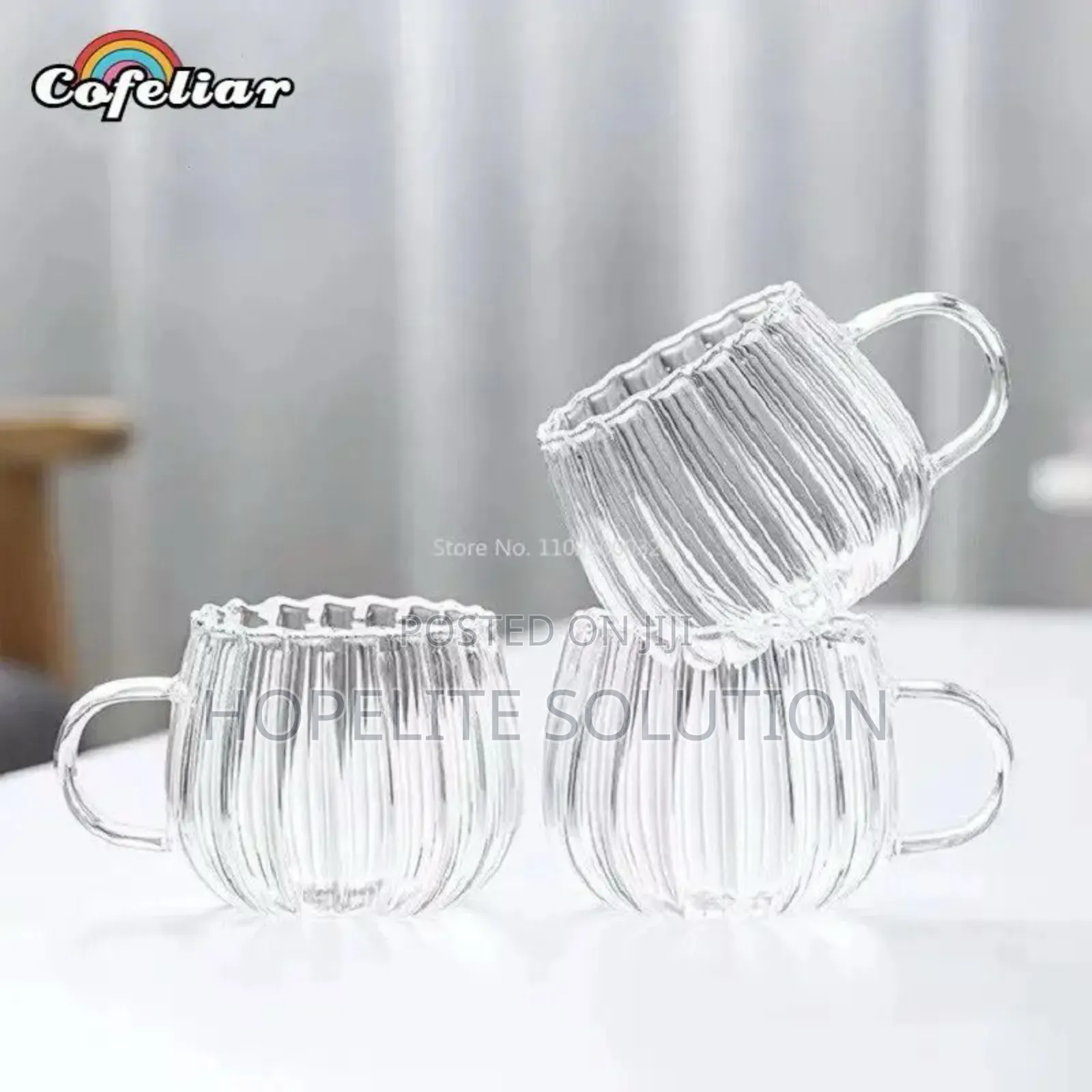 Ripple Glass Mug