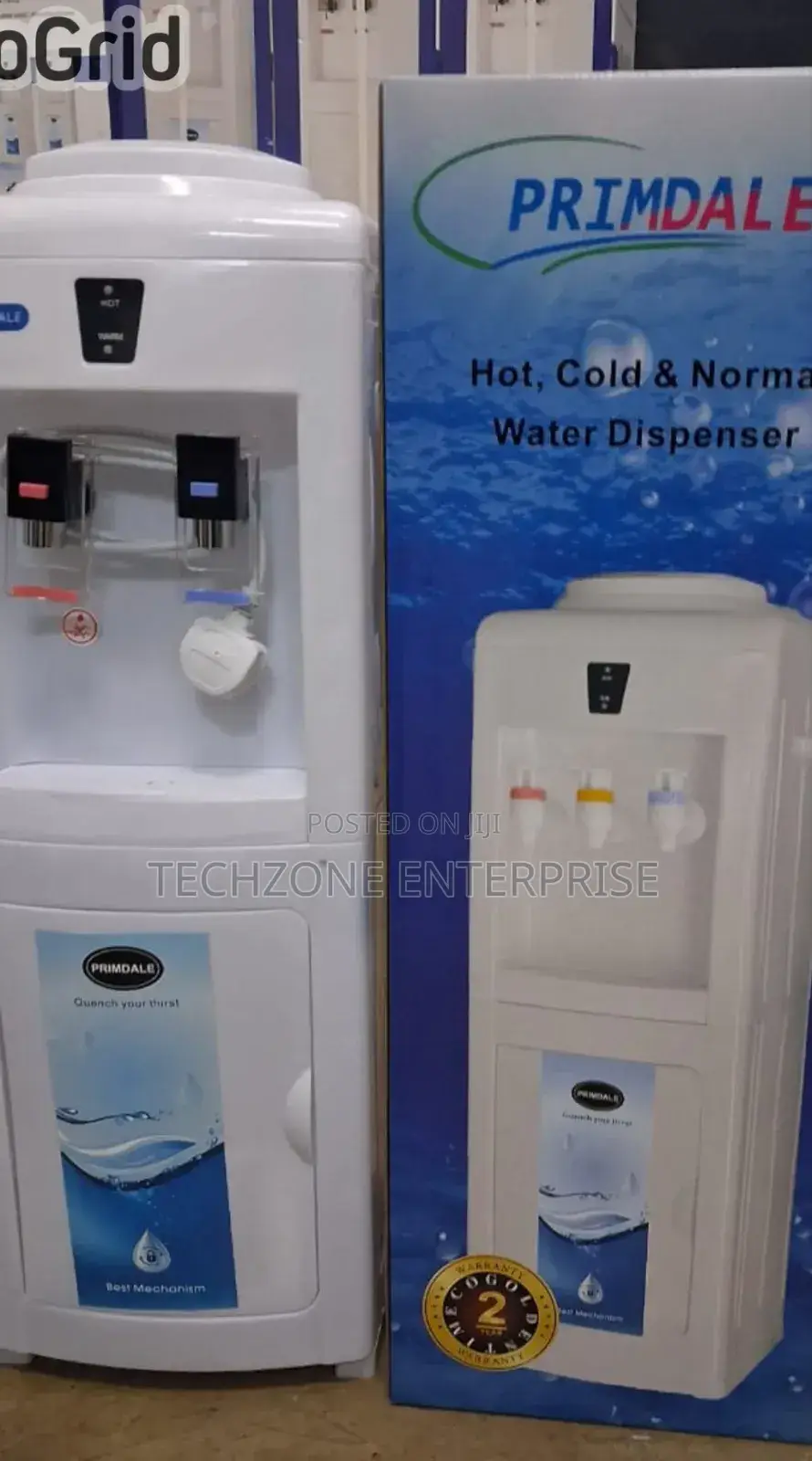 Primdale Hot and Normal 2 Taps Standing Water Dispenser 