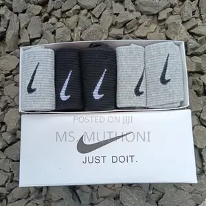 5pairs Tube Nike Cotton Socks Pack*