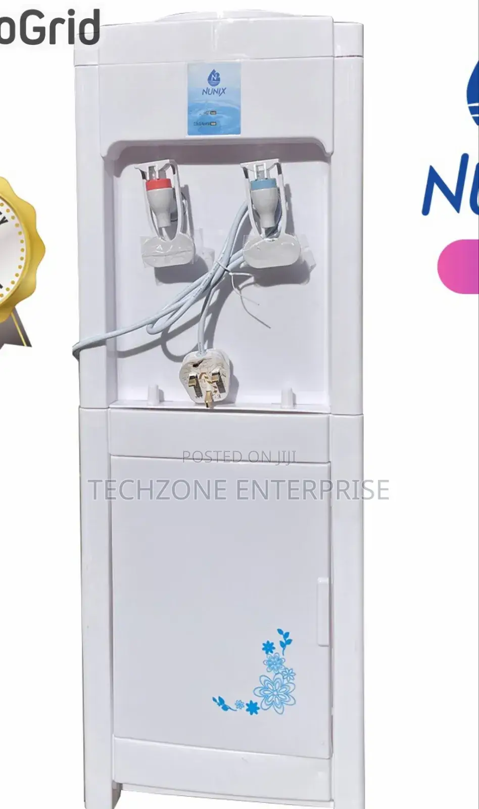 Nunix K1s 2 Taps Hot Normal Water Dispenser - White