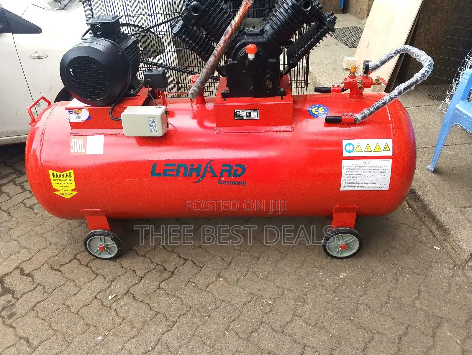 Lenhard Germany Air Compressor 500 Litres