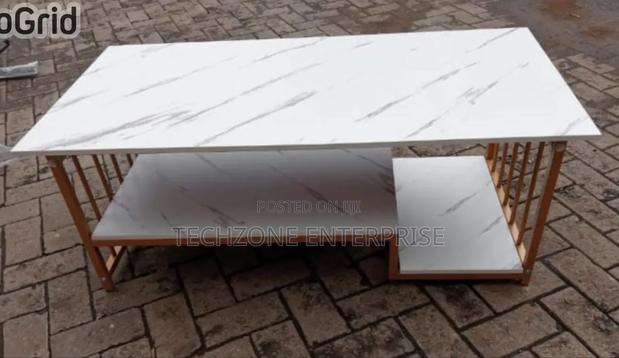 Luxury MDF Coffee Table With Marble Effect