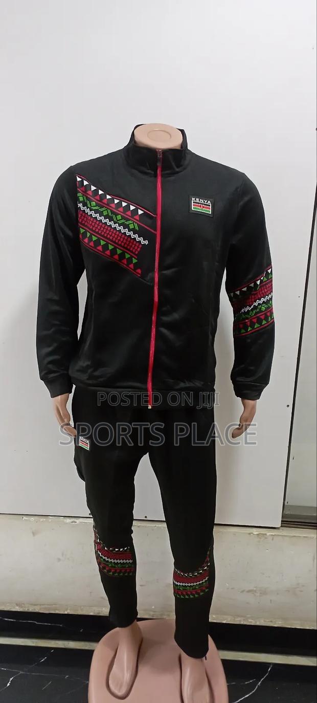 Latest Kenya Team Black Tracksuit
