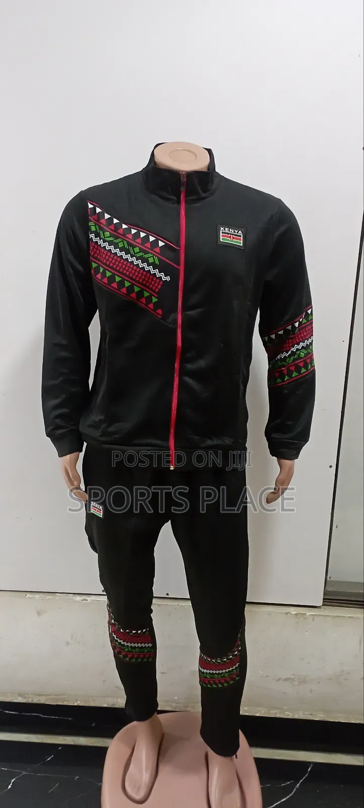 Latest Kenya Team Black Tracksuit