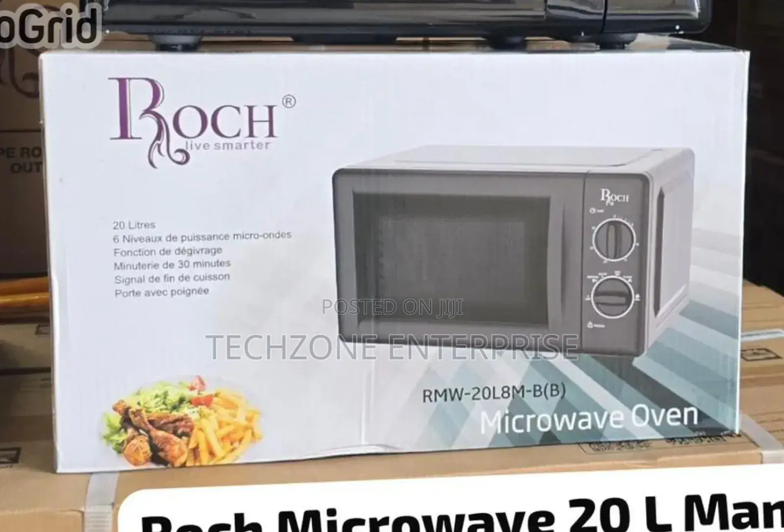 Roch RMW-20l8m-B (B) 20 Litres Manual Microwave Oven 700w 
