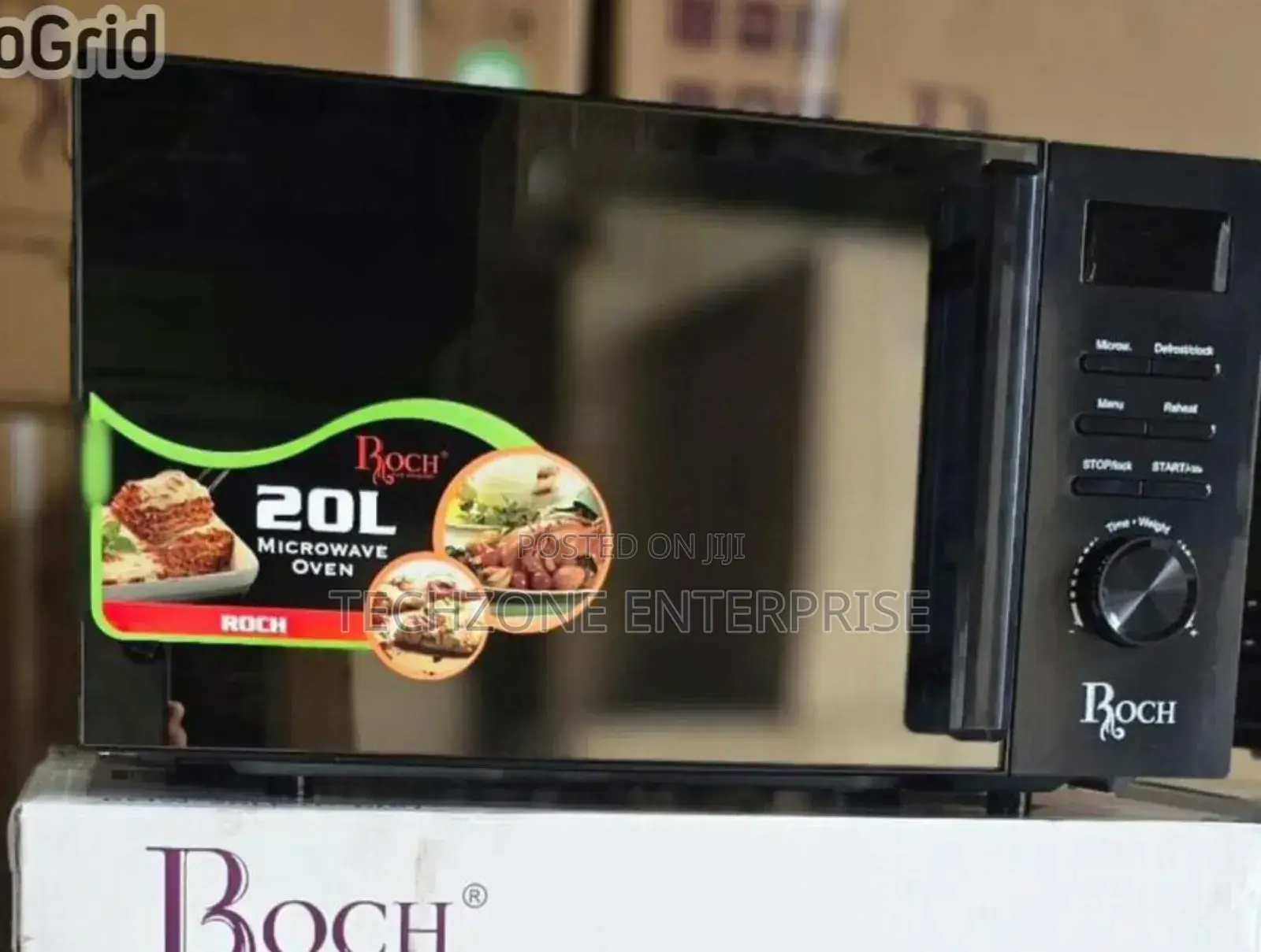New Model Full Glass 20 Litres Digital Roch Microwave 