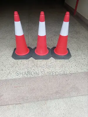 Reflective Traffic Cone Red/White