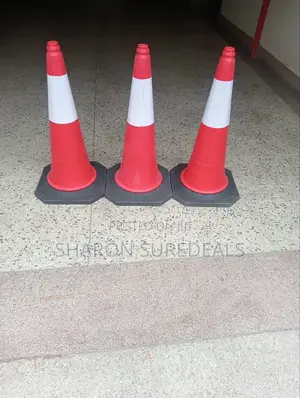 Reflective Traffic Cone Red/White
