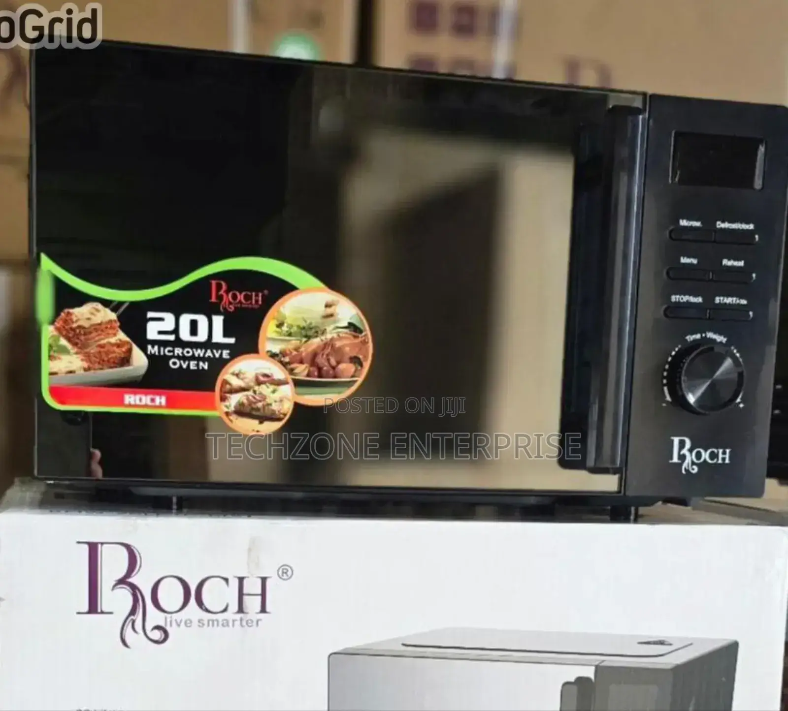 New Model 20 Litres Digital Roch RMW-20lp1d-B(B) Microwave 