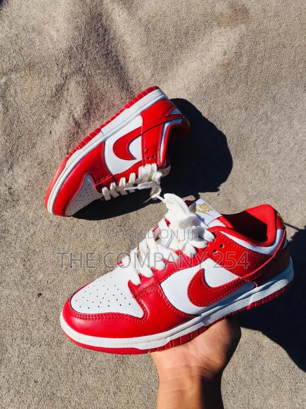 Quality Leathe Nike Dunk Low Retro Jym Red Sneakers Shoes - thumbnail 2