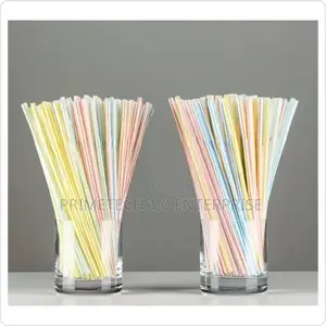 100pcs Disposable Straws