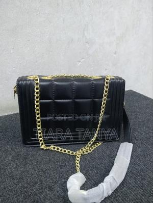 Black Sling Leather Bag - thumbnail 2