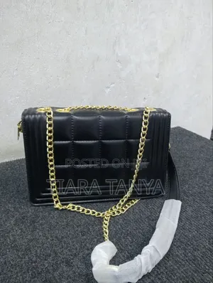 Black Sling Leather Bag