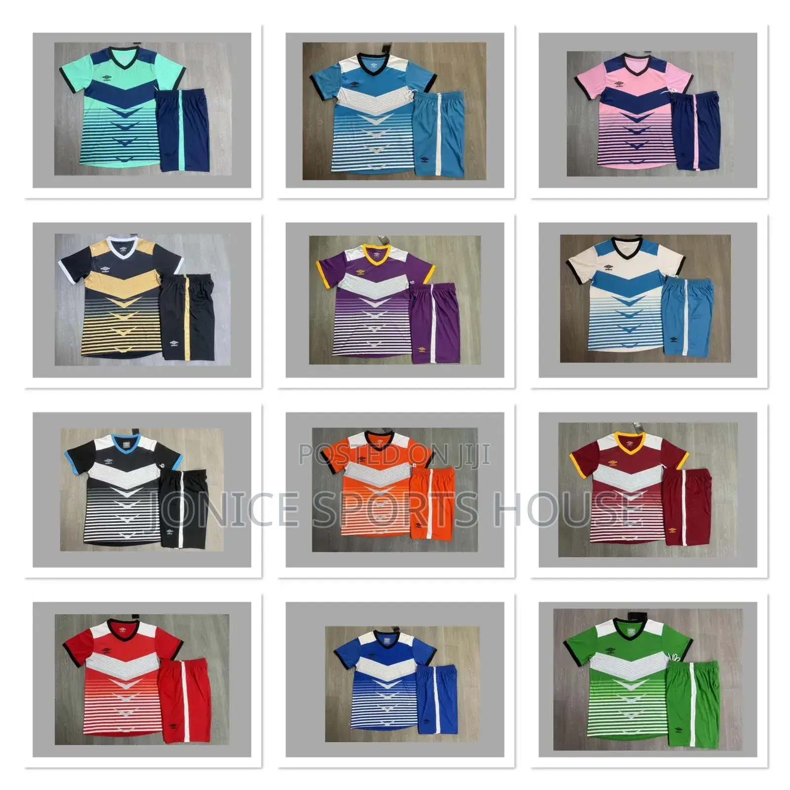 New Stock Soccer Uniforms