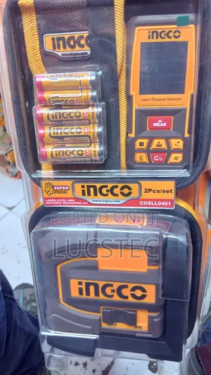 Ingco Laser Level And Distance Measuring Kit