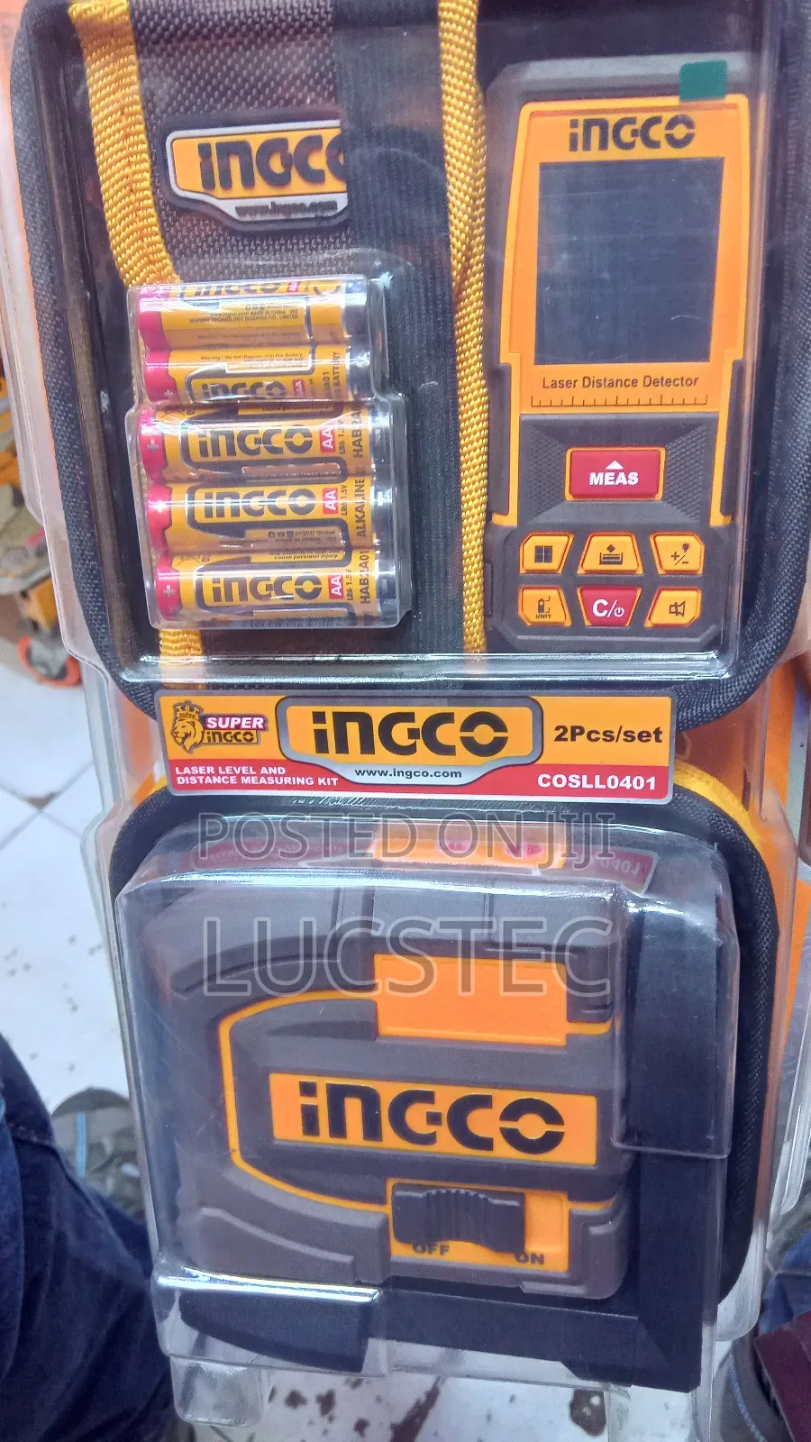 Ingco Laser Level And Distance Measuring Kit