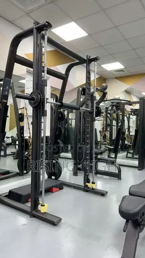  Adjustable Smith Machine – Smooth, Guided Barbell Lifts