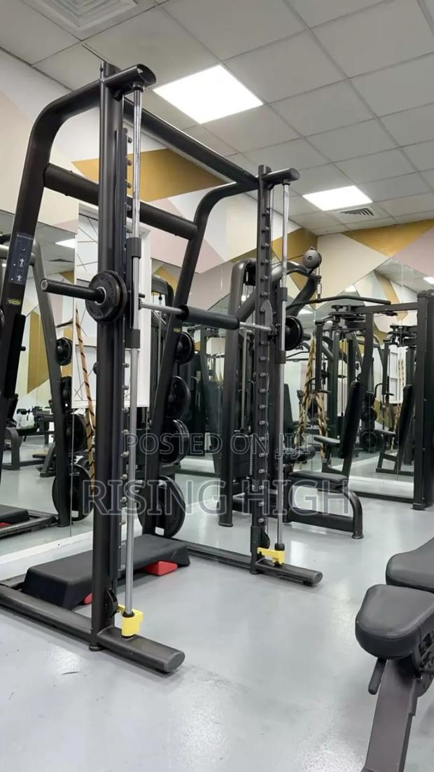  Adjustable Smith Machine – Smooth, Guided Barbell Lifts - main view