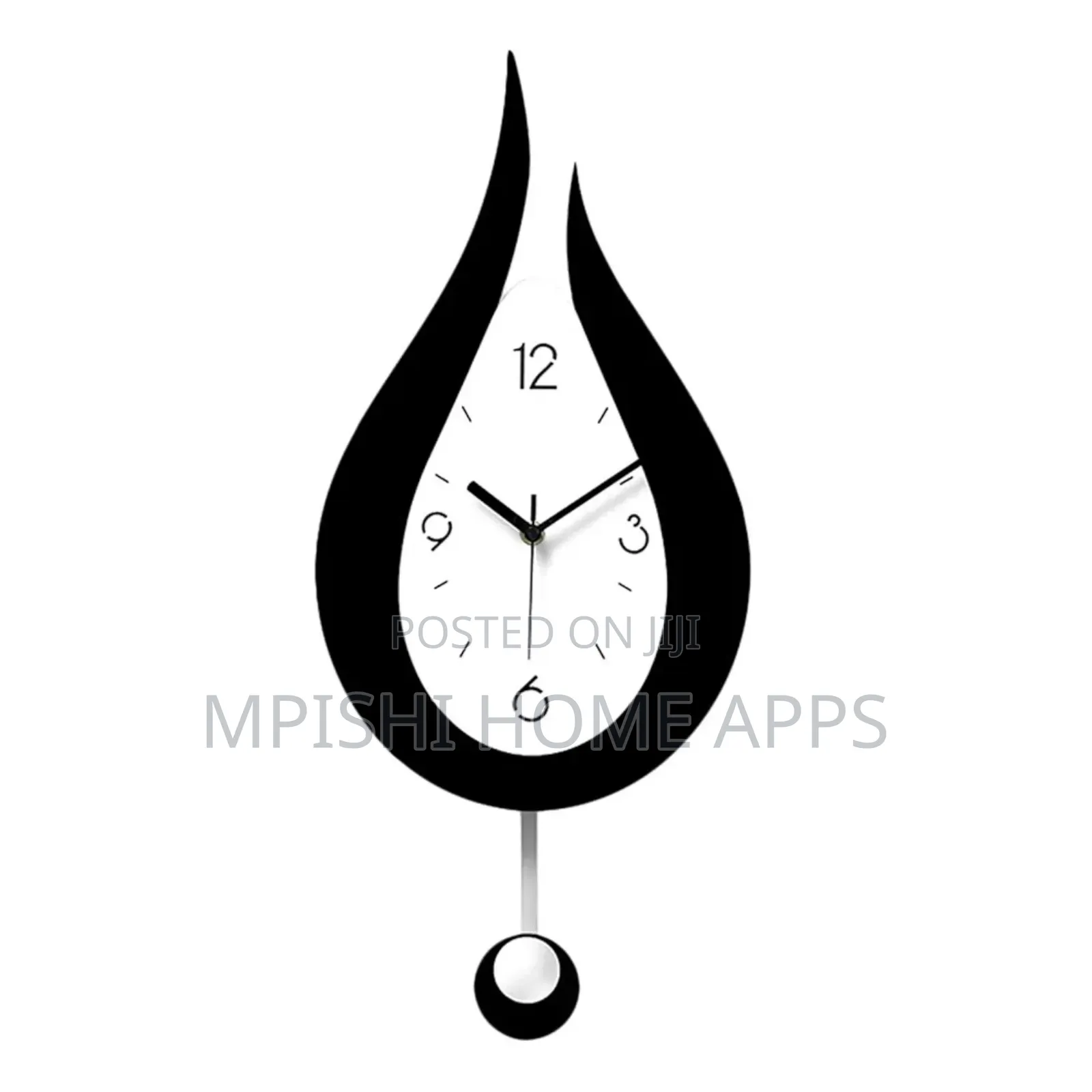 U-Shaped Wall Clock
