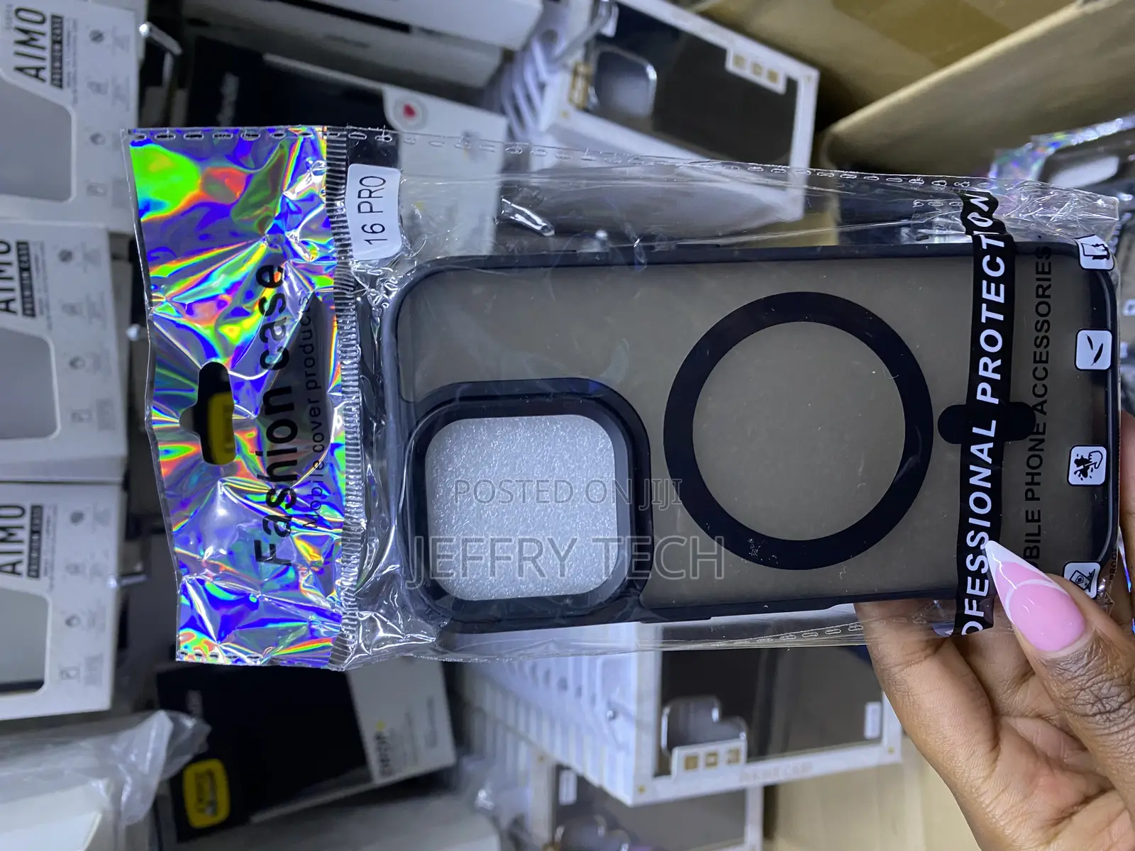 Tocol for iPhone 16 Pro Translucent Magsafe Matte Case