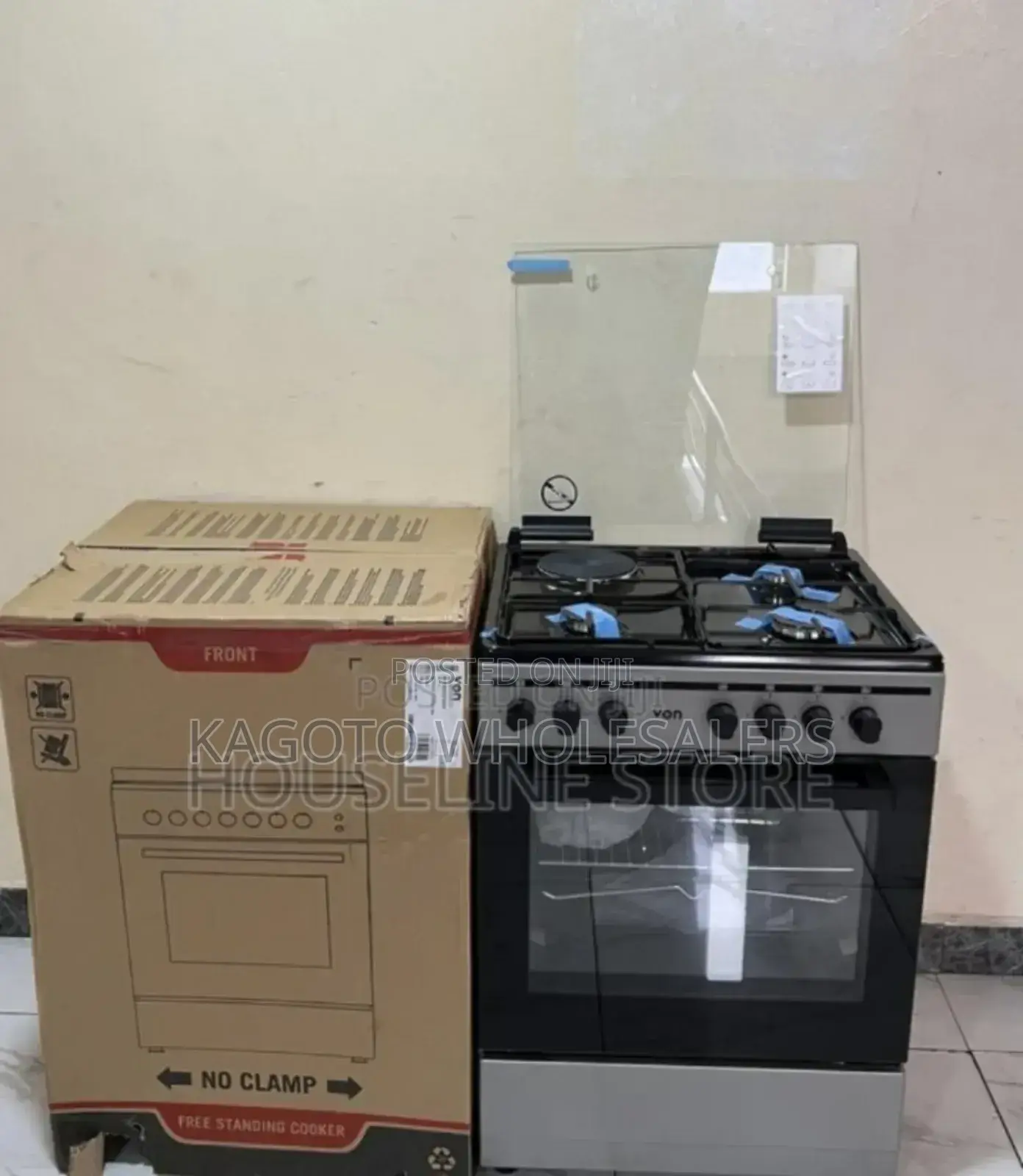 High Quality Von Standing Cooker Size 60by60. 3+1