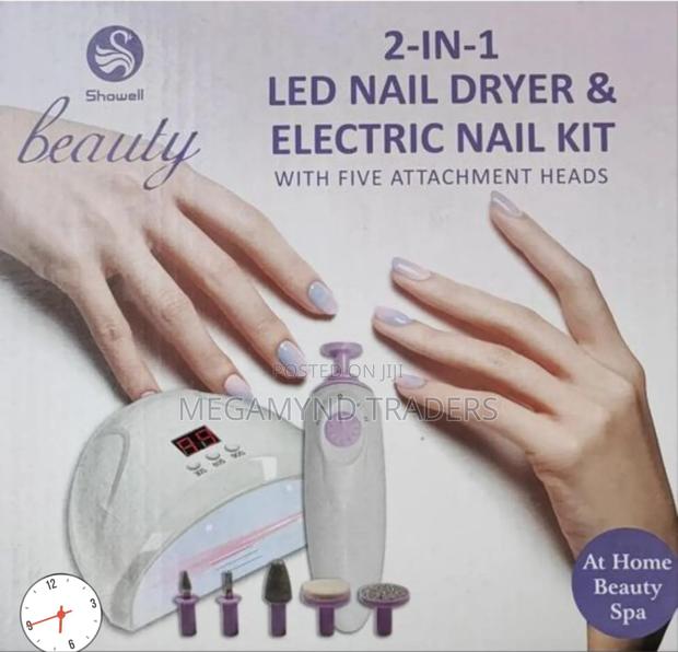 2 in 1 Led Nail Dryer+ Electric Nails Kit