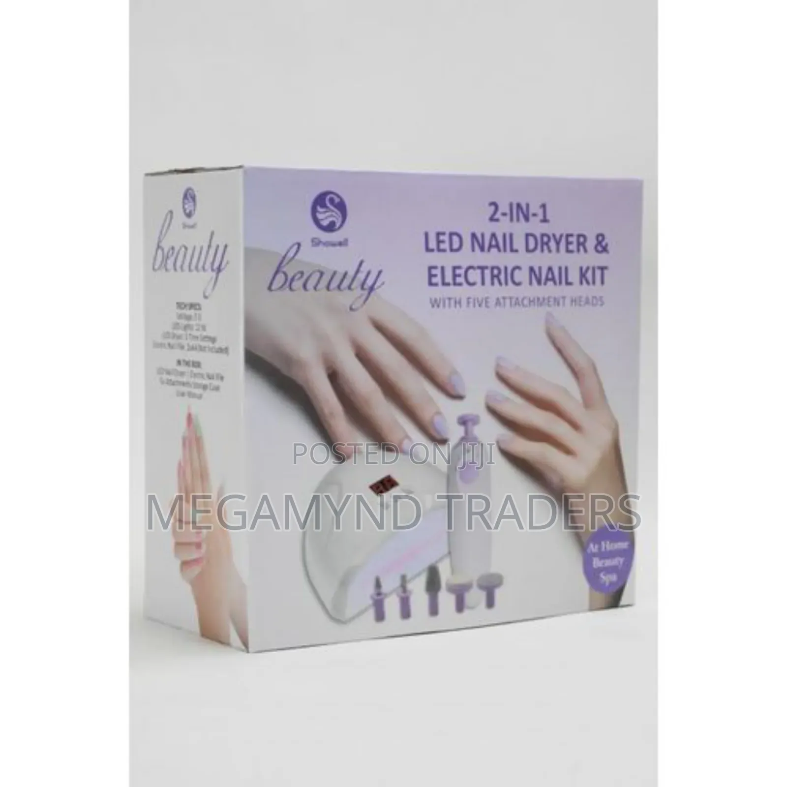 2 in 1 Led Nail Dryer+ Electric Nails Kit