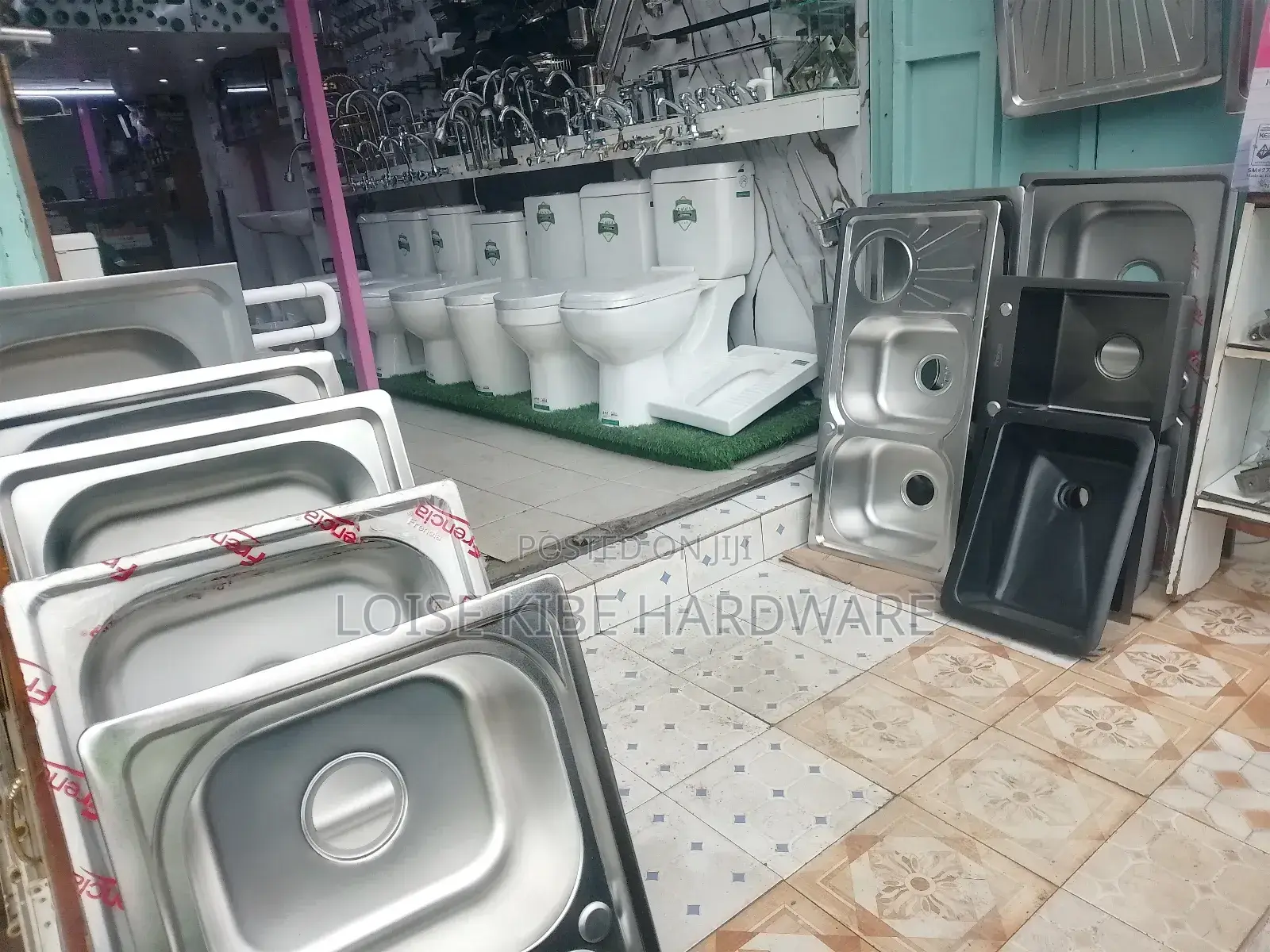 Toilet and Sink Available