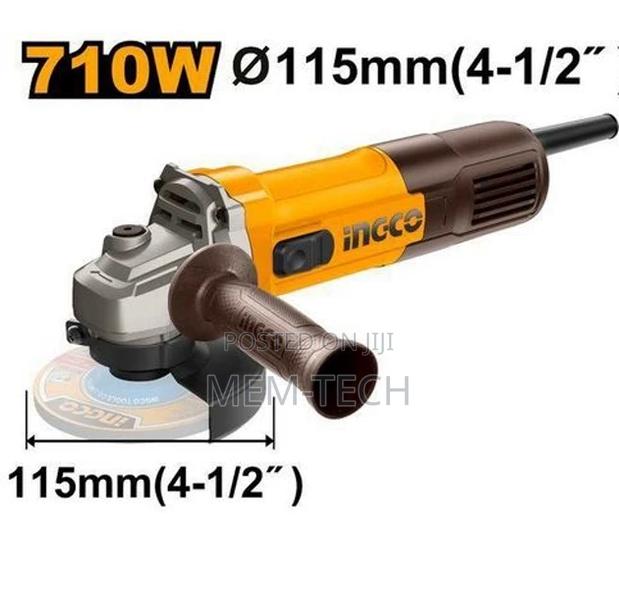 Ingco Ag7118 Quality Angle Grinder 710w 115mm