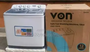 Digital Von 10kgs Twin Tab Washing Machine
