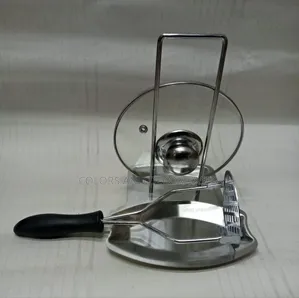 Stainless Steel Serving Spoon and Pot Lid Rest