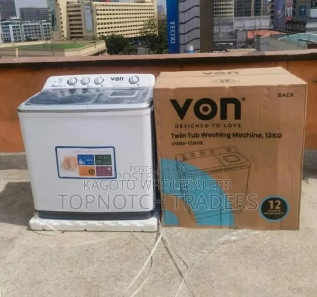 Twin Tab, Double Tab, Von. 13kgs Washing Machine - main view