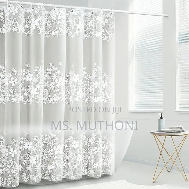 Beautiful PVC Shower Curtain 180*200cms - thumbnail 2