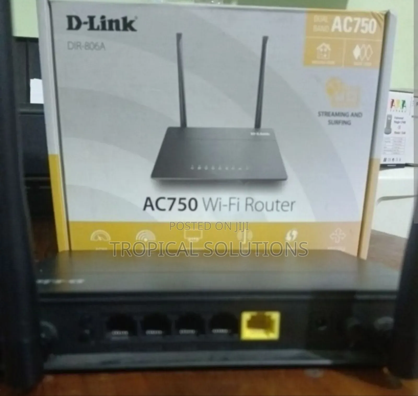 D-Link Ac750 Dual Band Wifi 5 Router Dir-806a