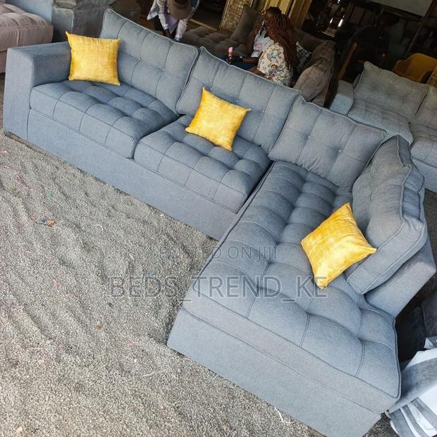 Stylish 6 Seater Chester L Seat Sofa