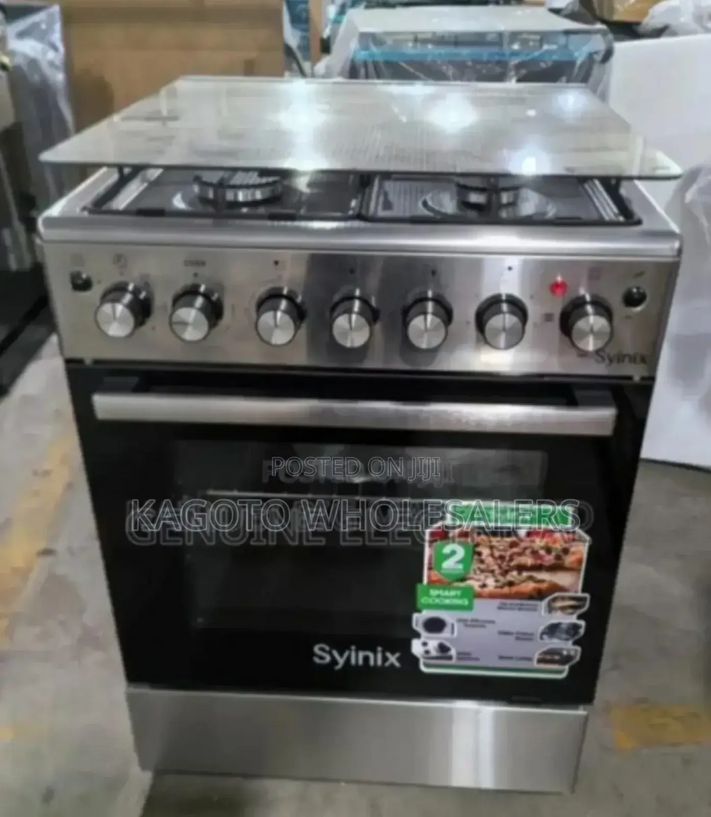 Synix 60by60 Standing Cooker. Electric Oven