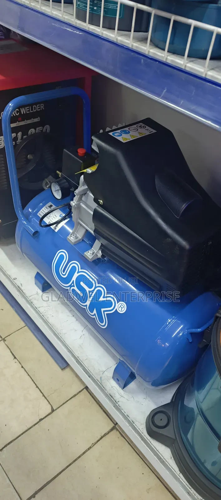 Usk Electric 50l Air Compressor 2hp